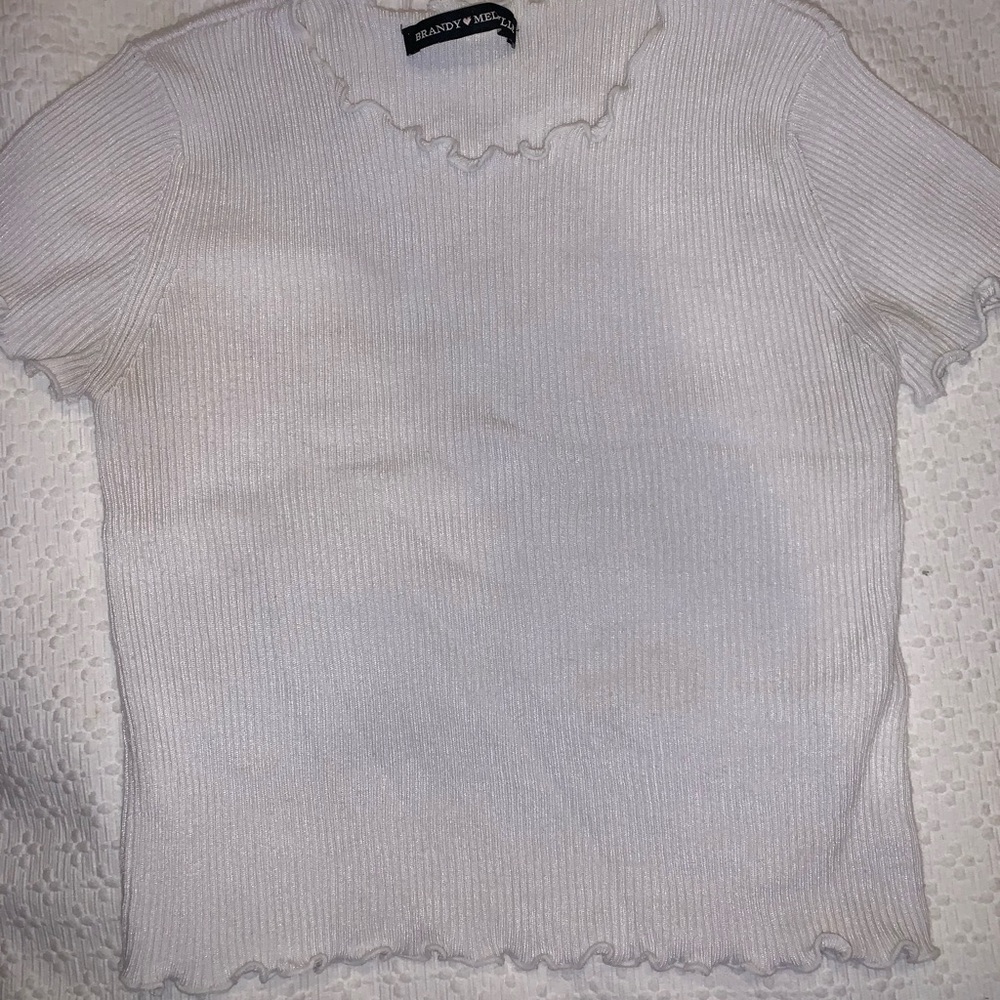 Brandy Melville Frilly Top